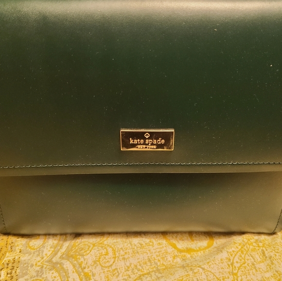Kate Spade bag (deep green/new/with tags) - Picture 2 of 6